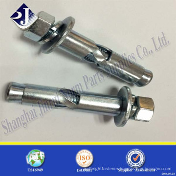 anchor bolt mild steel class 4.8 blue zinc plated